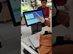 ৩২ জিবি ডেটা স্টোরেজ সহ দক্ষ এআই পয়েন্ট অফ সেল স্কেল ৫ কেজি মোট ওজন