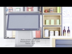 ডুয়াল ক্যাপাসিটিভ অ্যান্ড্রয়েড পিওএস সিস্টেম অ্যান্ড্রয়েড পস বিলিং মেশিন ক্যাশিয়ার রেজিস্টার